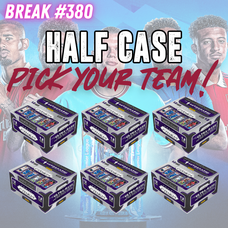 Break 380 22/23 EPL Prizm Hobby HALF CASE - Pick Your Player / Team