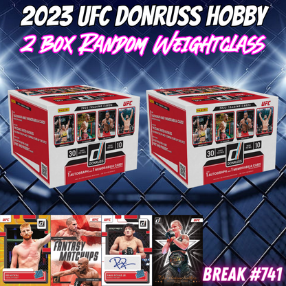 Break 790 - 2023 UFC Donruss Hobby - Pick Your Fighter/Weightclass!!